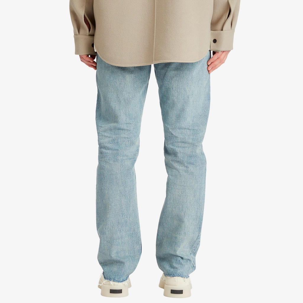 Fear of God Men's 5 Pocket Straight Leg Jeans Indigo 2